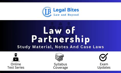 Law Of Partnership Notes Case Laws And Study Material