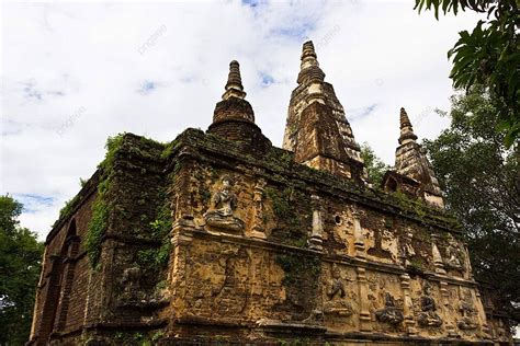 พื้นหลังกำแพงเจดีย์ไทยโบราณศิลปะโบราณ รูปถ่าย และรูปภาพสำหรับดาวน์โหลด