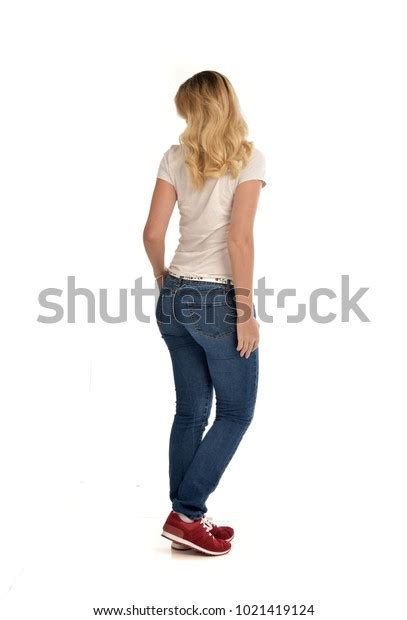 Full Length Portrait Blonde Girl Wearing Stock Photo 1021419124 Shutterstock