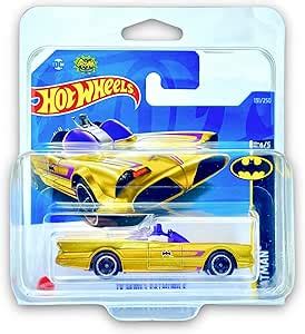 Hot Wheels Tv Series Batmobile Gold Purple Batman Short Card Xxx Comes