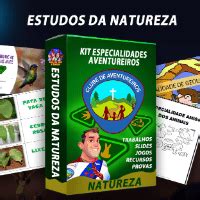 Especialidade De Estudos Da Natureza - E3 - Kit Especialidade Aventureiros Estudos da Natureza