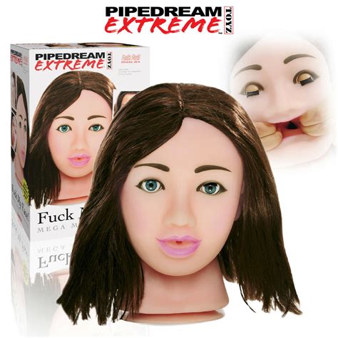 Extreme Toyz Fuck My Face Mega Masturbator Real Silicone Women S Face Head EBay