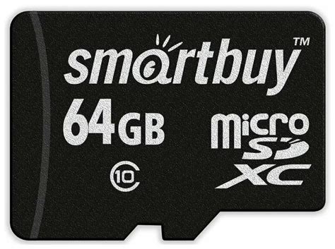 SmartBuy Карта памяти 64 ГБ (SB64GBSDCL10-00LE) - купить с доставкой по ...