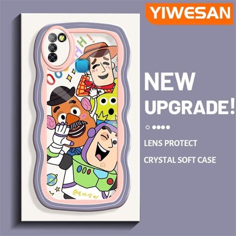 YIWESAN เคสสำหรบ Infinix Smart Hot Lite เคส X C X การตนทอยสตอรทนสมยสสนสดใสขอบ