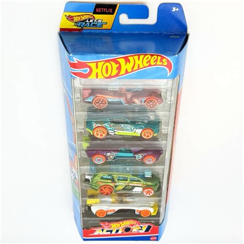 風火輪 Hot Wheels Action 五車組 5 Pack 軌道專用 Track Stars 軌道之星 蝦皮購物