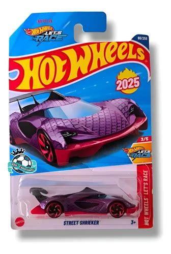 Hot Wheels Street Shrieker 3 5 Lets Race 66 250 Caja C 2025 Índigo