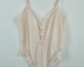 Pink Lingerie Teddy Etsy