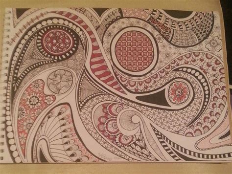 Judys Zentangle Creations Notebook Design