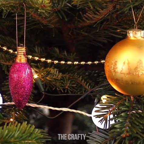 How To Make Glitter Light Bulb Ornaments Artofit