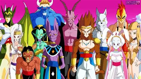 Dragon Ball Super Los 12 Dioses De La DestrucciÓn Youtube