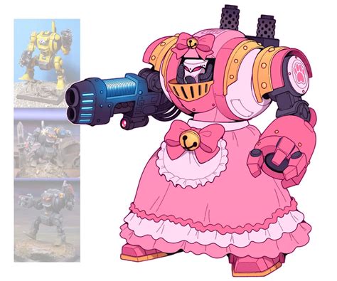 Redesigned Rouge Trader era dreadnought + Space Maid variant