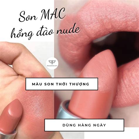 Son MAC Kinda Sexy Hồng Đào Nude Son MAC Matte Nữ Tính