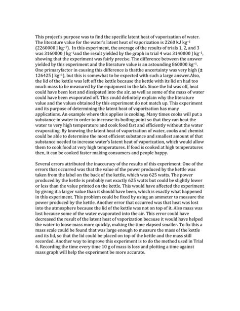 Latent heat practical | DOCX