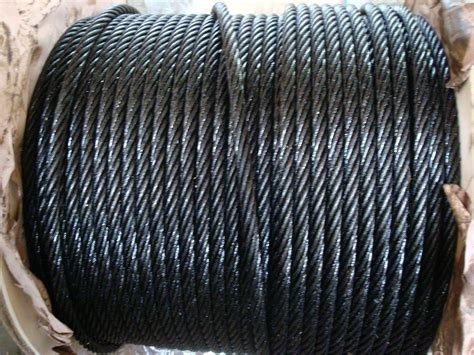 Mm X Ws Fc Iwrc Ungalvanized Steel Wire Rope For Hoisting And