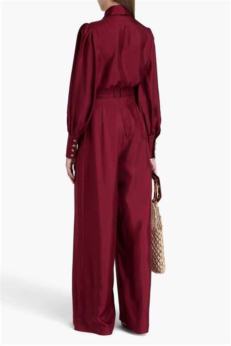 Zimmermann Pussy Bow Silk Blouse The Outnet