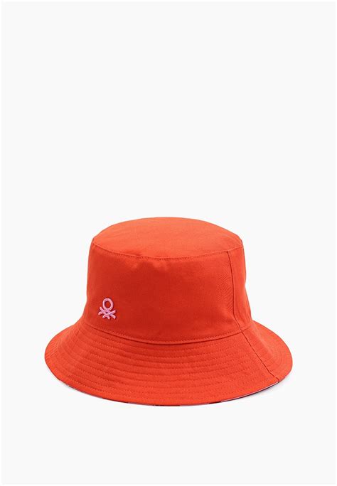 Панама United Colors of Benetton reversible, цвет: красный ...