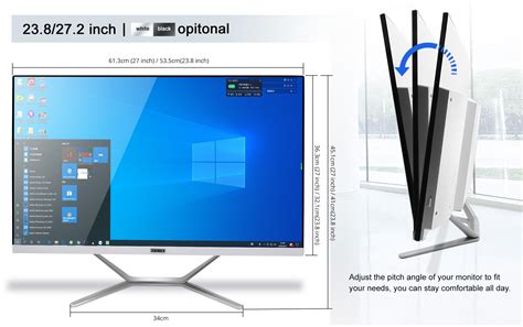 New Release Gaming All In One Desktop Computer White 27 Inch Monitor