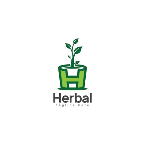 Premium Vector Herbal Logo Design Template