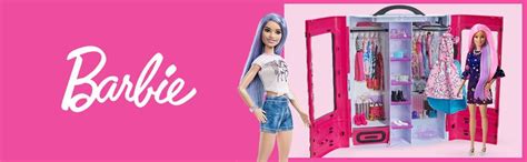Barbie Plage poupée blonde en maillot de bain une pièce rose jouet pour enfant DWK00 Amazon