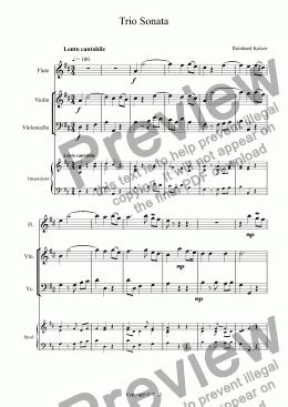 Trio Sonata - Download Sheet Music PDF file