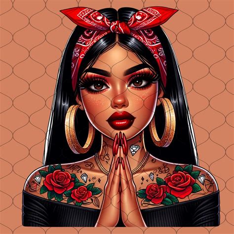 Chicana Clipart TRANSPARENT PNG Chicano Woman Png Latina Woman Png Chicana Clipart Latina
