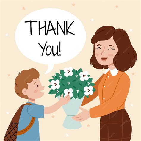 Saying Thank You Clipart