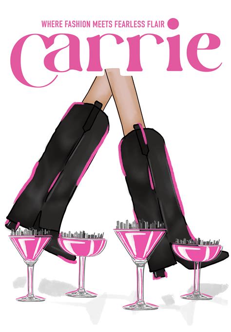 FASHION ILLUSTRATION SEX AND THE CITY CARRIE On Behance