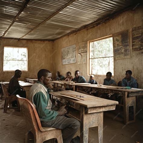 A vocational training center where adults are learning new trades such as plumbing or carpentry