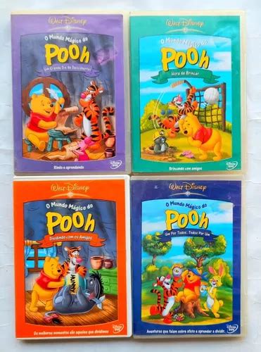 Colecao Mundo Magico Ursinho Pooh Dvd Frete Gr Tis