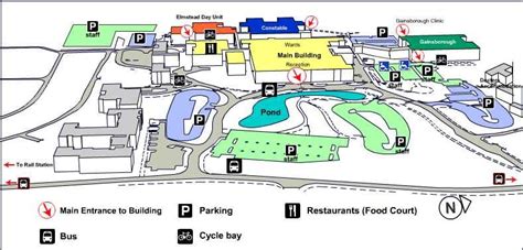 colchester general hospital  map