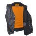 Womens Classic Naked Cowhide Motorcycle Vest With Snaps BNLV222 11