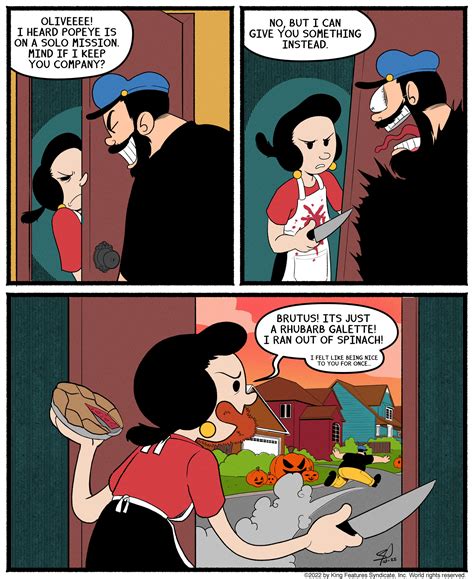 Olive And Popeye Comic Strip 2022 10 25 Comics Kingdom