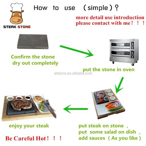 Granite Cookware Sets Grill Hot Stone Steak Cooking Lava Stone Gift Set