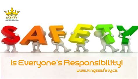 In A Culture Of Safety Everyone Has A Role And Responsibility To Ensure