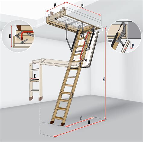 Установка лестницы fakro ltk thermo - фото