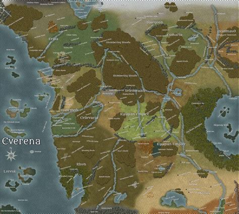 Everena World Map | Inkarnate - Create Fantasy Maps Online