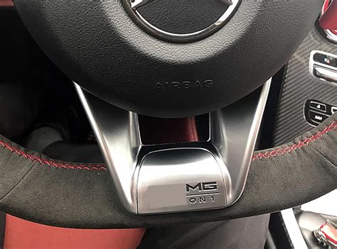 B-Стиль W205 Автомобильный интерьер рулевое колесо с низким накладка ...