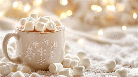 Cozy Christmas Hot Chocolate Wallpaper For Festive Decor