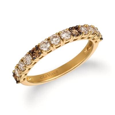 14K Honey Gold Ring Chocolate Diamonds Nude Diamonds YRCC 1CBN 07 Le Vian