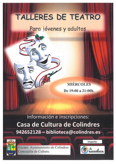 Talleres De Teatro Para J Venes Y Adultos Ayuntamiento De Colindres