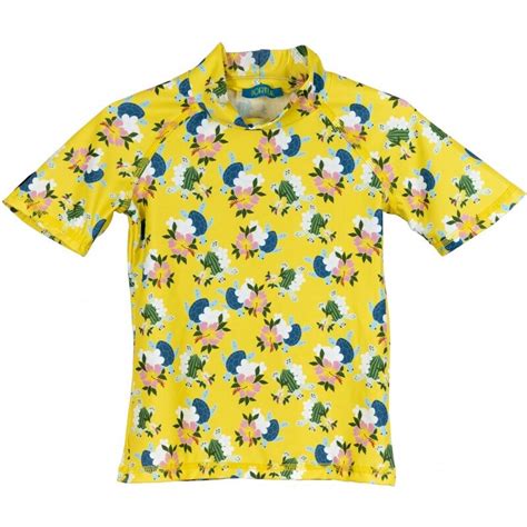 Παιδικό Μαγιό TORTUE Κορίτσι Turtles Bikini Αντηλιακό Μπλουζάκι