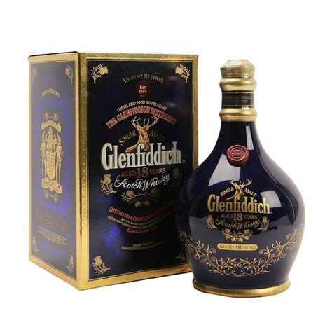 Glenfiddich 18 Year Old Ancient Reserve Blue Whisky From The Whisky