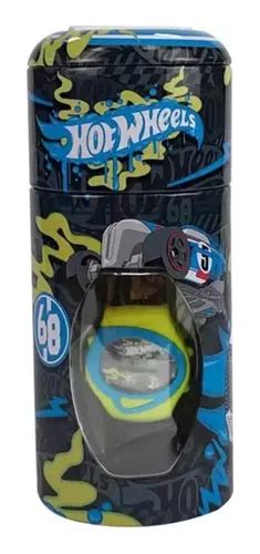 Rel Gio Digital Infantil No Cofrinho Hot Wheels Fun Div Parcelamento Sem Juros