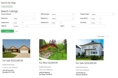 Real Estate Database Template
