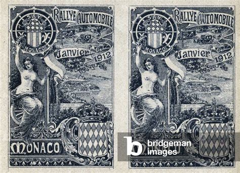 Image Of Naked Woman Under The Coat Of Arms Of Monaco In