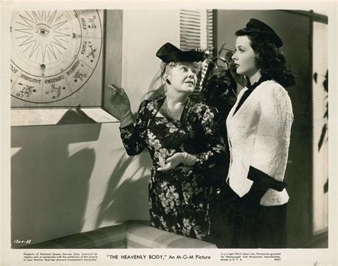 The Heavenly Body MGM 1943 Hedy Lamarr And Spring Byington Spring