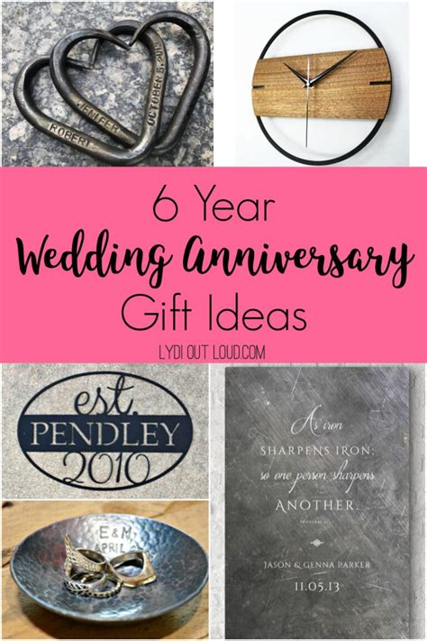 Traditional 6 Year Iron Anniversary Gift Ideas - Lydi Out Loud