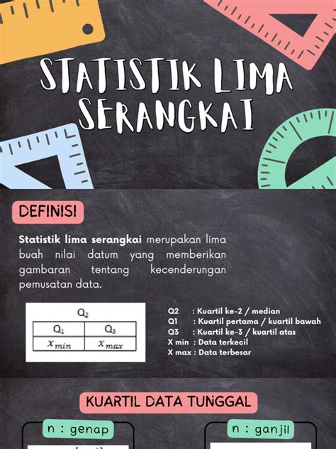 materi statistik lima serangkai