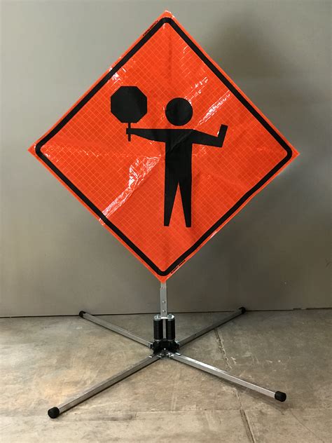 Traffic Control Sign-Flagger Symbol | Cal-West Rentals