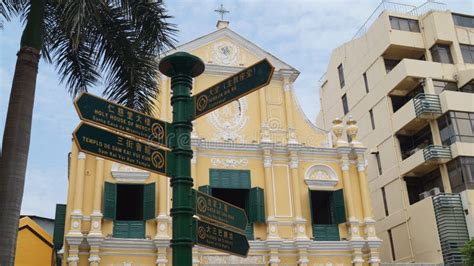 St. Dominic`s Church, Macau, China Stock Image - Image of cathedral ...